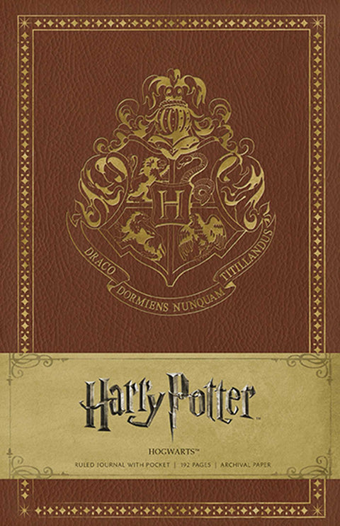 Harry Potter Hogvartso linijuota užrašinė, kietas viršelis, gerbėjams