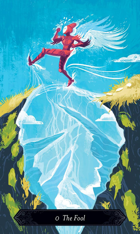 Lubanko mitinės tarot kortos su spalvotu vadovu (anglų k.)