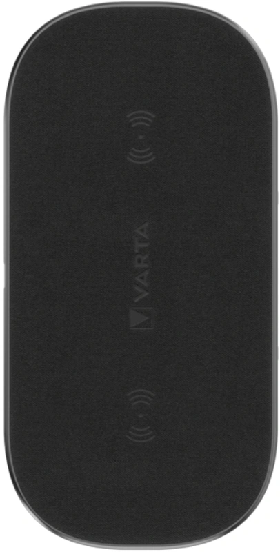 Varta 20W dvigubas Qi belaidis įkroviklis telefonams ir ausinėms