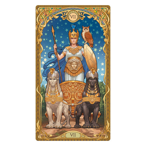 Mythology Tarot taro kortos su senovės Graikijos mitais, 78 kortos