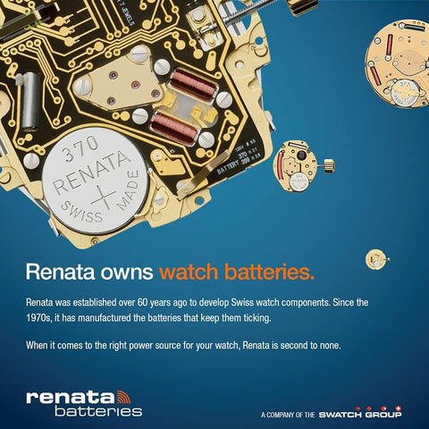 Renata 397 SR726SW sidabro oksido laikrodžio baterijos, 10 vnt.