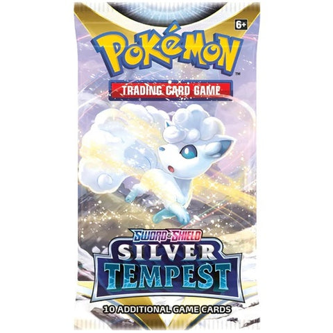 Pokémon TCG Silver Tempest papildymo pakelis (10 kortų) – Sword & Shield