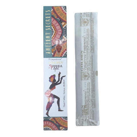 Vijayshree Golden Copal ir Arruda smilkalai – valymui, apsaugai, ramybei