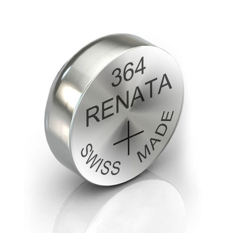 Renata 364 SR621SW sidabro oksido laikrodžių baterijos, 10 vnt.
