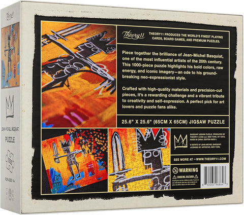 Jean-Michel Basquiat meno dėlionė 1000 detalių, unikali dovana