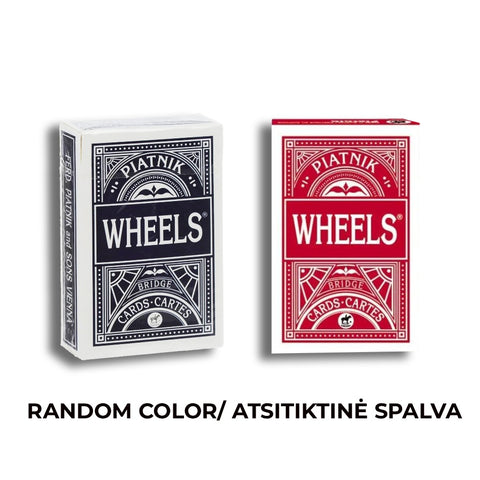 Piatnik Wheels žaidimo kortos pokeriui ir bridžui, 1 kaladė