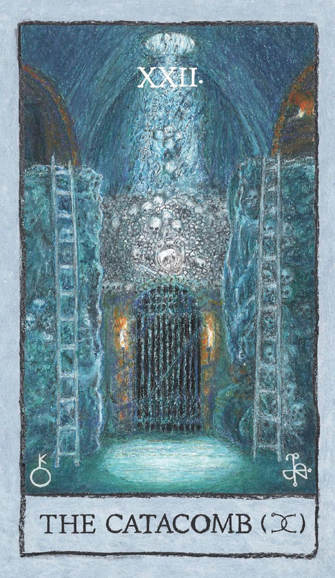 Mindscapes Tarot kortos (80) – Hay House taro kaladė, aliejinės pastelės
