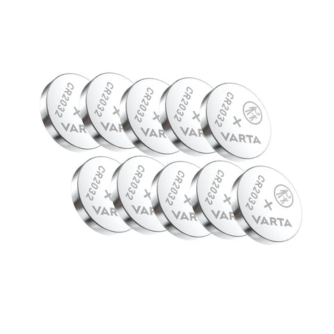 Varta CR2032 3V ličio monetinės baterijos, rinkinys 10 vnt.