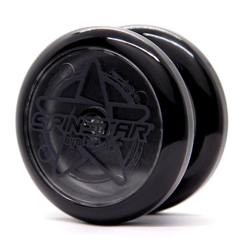 YoYoFactory Spinstar yo-yo juodas – pradedantiesiems ir pažengusiems 8+