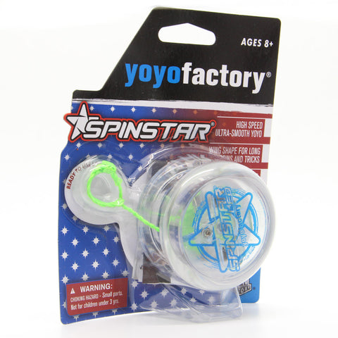 YoYoFactory Spinstar LED – mėlynas šviečiantis yo-yo pradedantiesiems ir pažengusiems (8+)
