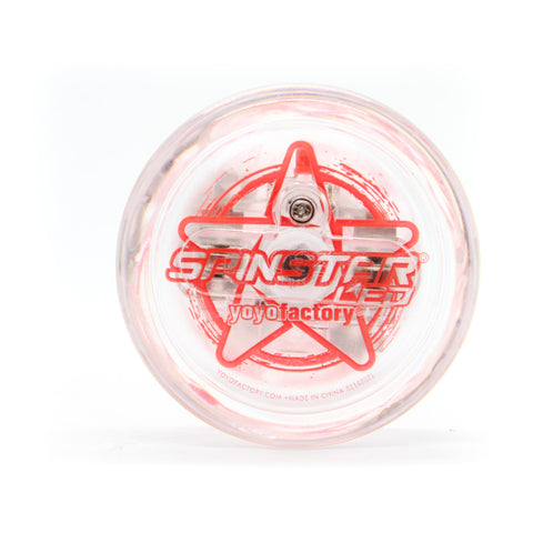 YoYoFactory Spinstar LED jo-jo – raudonas, šviečiantis, 8+, pradedantiesiems ir pažengusiems