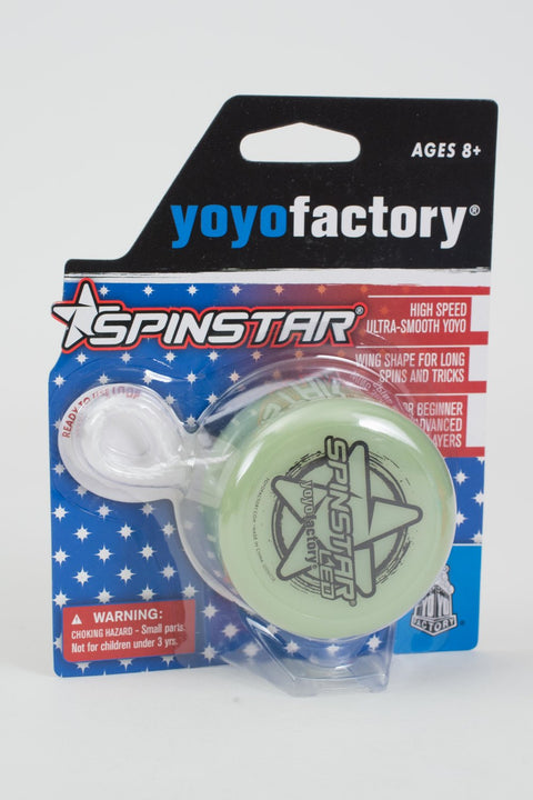 YoYoFactory Spinstar LED – šviečiantis yo-yo pradedantiesiems, švyti tamsoje, 8+