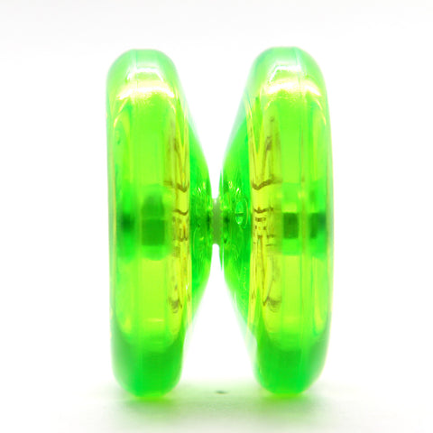YoYoFactory Spinstar žalias yo-yo triukams – polikarbonatas, 8+