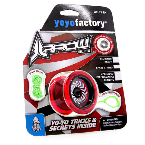 YoYoFactory Arrow – raudonas YoYo pradedantiesiems ir triukams