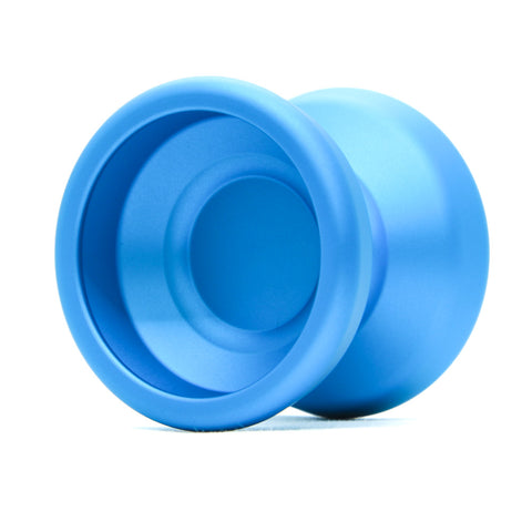 YoYoFactory Spotlight Ultra – mėlynas aliuminio nereaguojantis YoYo pažengusiems triukams su Hunter Feuerstein parašu