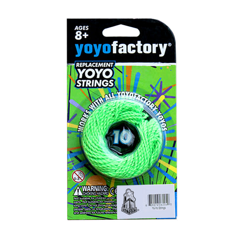 Yo-yo atsarginės virvelės (10 vnt.), žalios – YoYoFactory