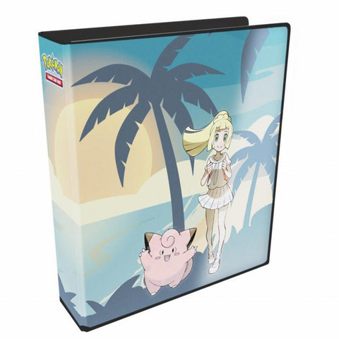 Pokémon Lillie ir Clefairy segtuvas kortoms su 2 col. D žiedais, Ultra Pro