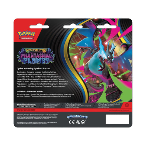 Pokemon Phantasmal Flame Mega Evolution blisteris 3 pakeliai Weavile