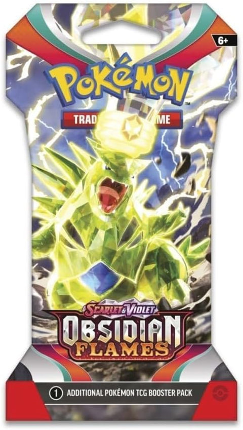 Pokemon TCG Scarlet & Violet Obsidian Flames booster 10 kortų (EN)