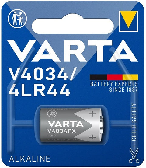 Varta 4LR44 6V šarminė baterija V4034PX fotoaparatams ir signalizacijai