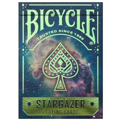 Bicycle Stargazer žaidimo kortos su Carina ūko dizainu – pokeriui, triukams