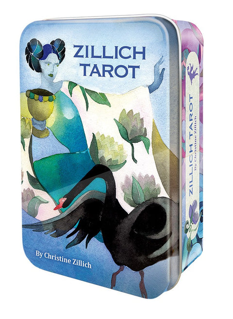 Zillich Tarott metalinėje dėžutėje kortos