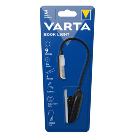 Varta Book Light skaitymo lempa su segtuku, lanksti, 9 lm