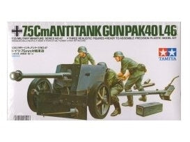 Tamiya 1/35 7,5 cm PAK 40/L46 prieštankinis pabūklas – surinkimo rinkinys