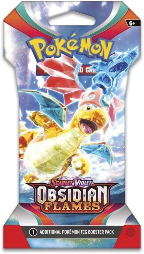 Pokemon TCG Scarlet & Violet Obsidian Flames booster 10 kortų (EN)