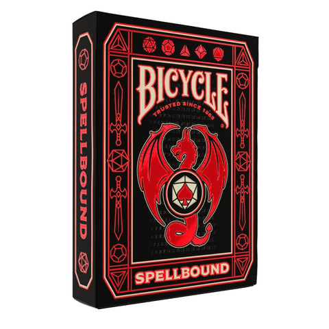 Bicycle Spellbound žaidimo kortos – magijos tema, D&D, pokeriui